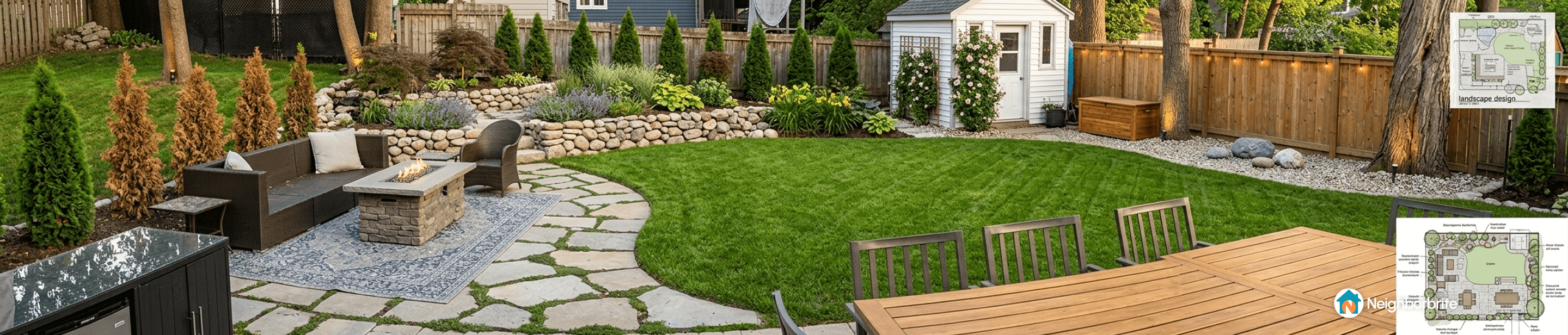 Shared landscape design idea 1